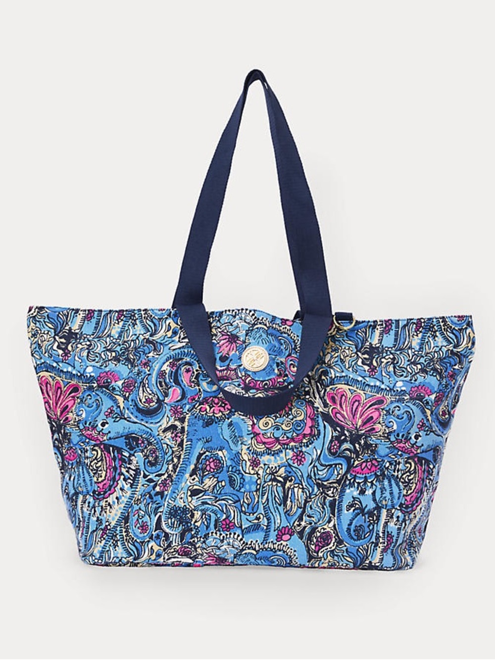 🆕 Lilly Pulitzer canvas tote bag